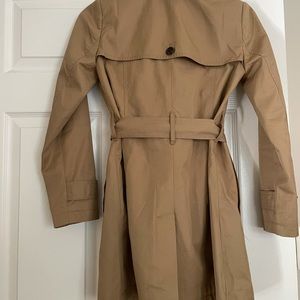 Lightly worn trench coat